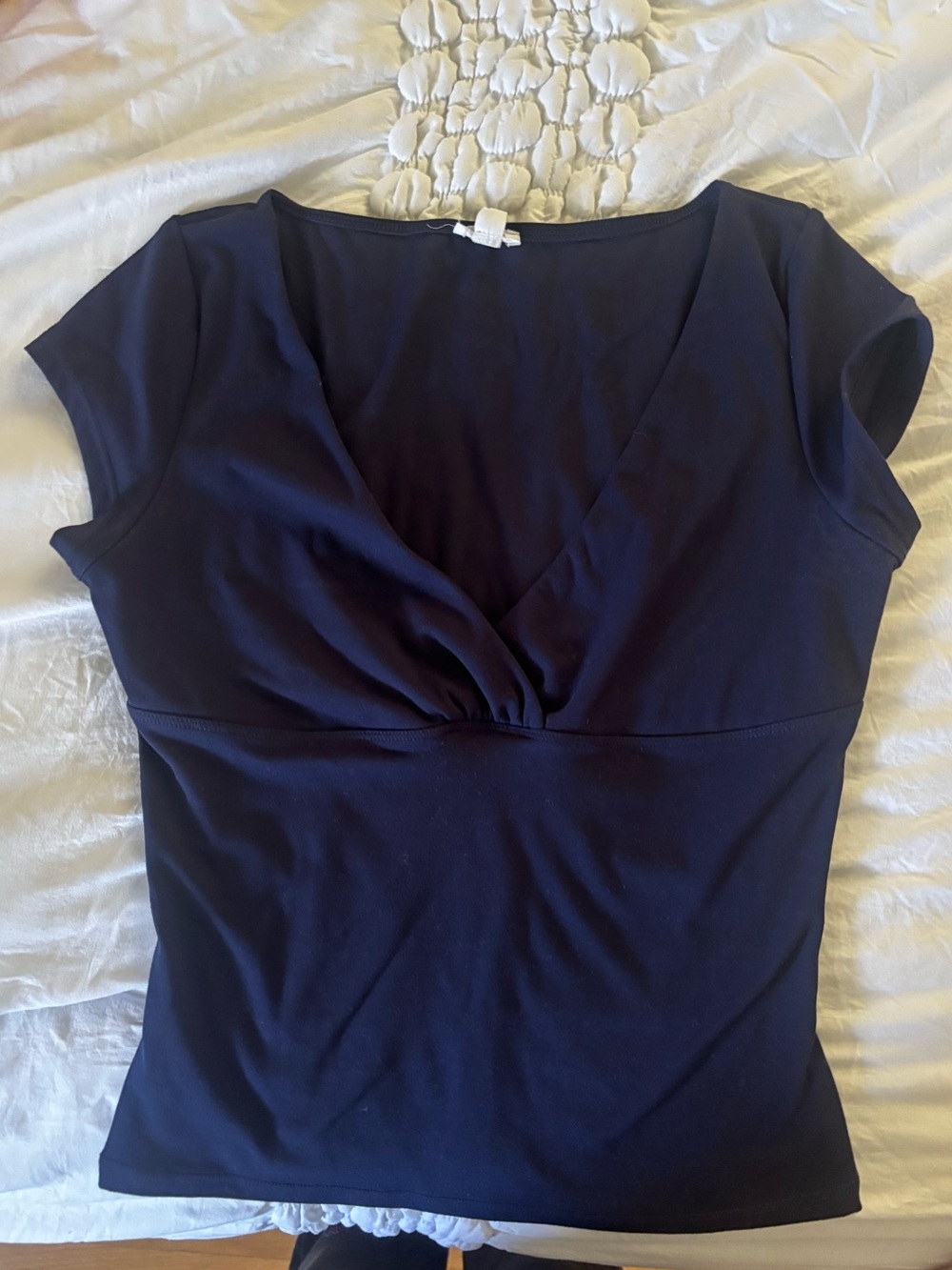 Garage navy blue top